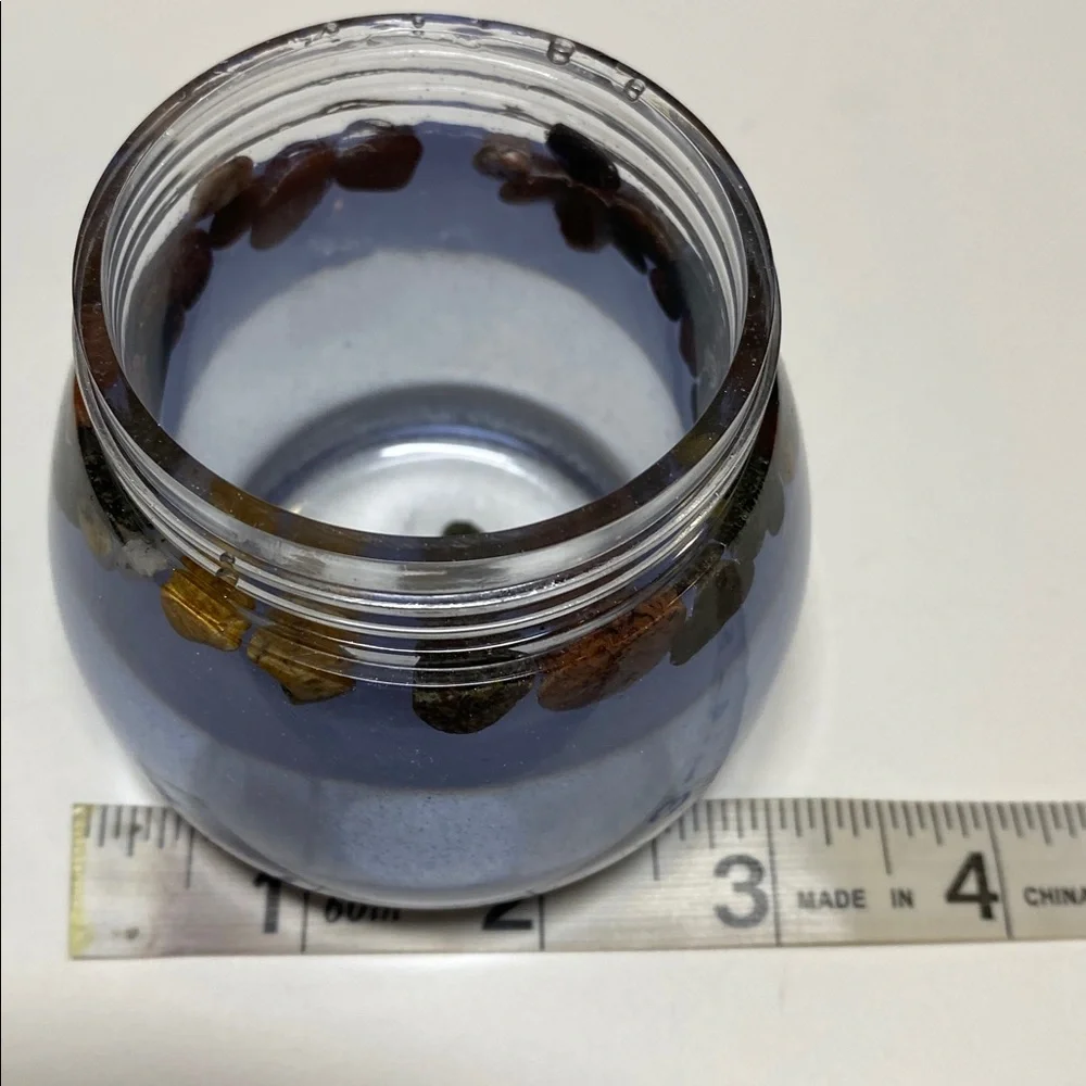 Puddin Jar Small Resin Semi Clear Rock Homemade Screw Lid Container NWOT - Picture 13 of 16